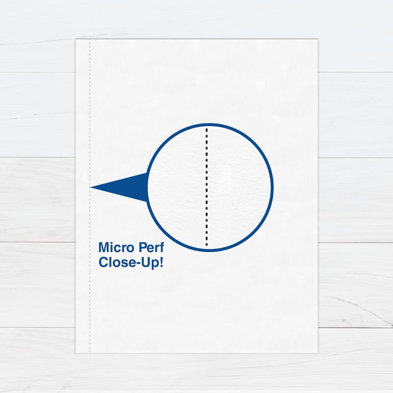 PrintWorks ورق مثقوب عمودي احترافي 5/8" من برينت ووركس 8.5" × 11" - مثالي للكتيبات والكتالوجات - صنع في الولايات المتحدة الأمريكية - 500 ورقة - 20 رطل - متوافق مع الطابعات - أبيض (04107) - Image 4